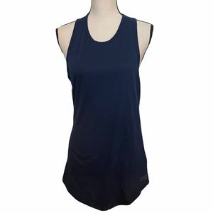 Gymshark Navy Size Small Long Length Workout Atheltic Fitness Tank Top.